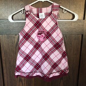 Vintage Sesame Street Elmo plaid dress - 2T